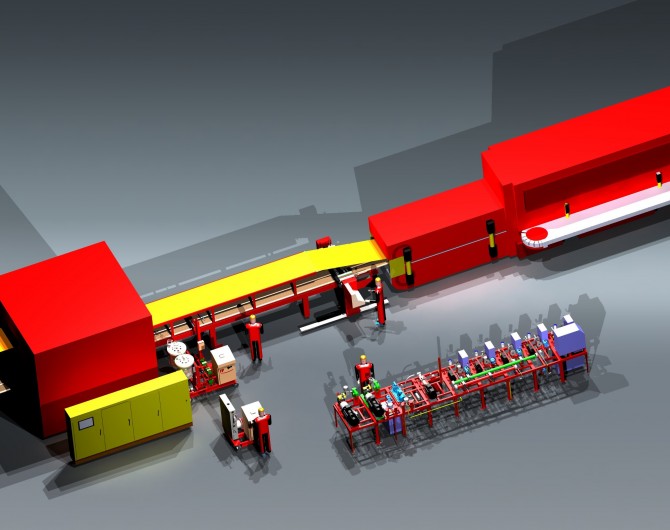 Assemblage ligne continue